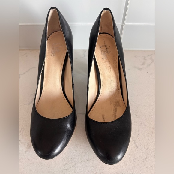 Classic Black Leather Wittner Australia Women's Pumps - Picture 1 of 6